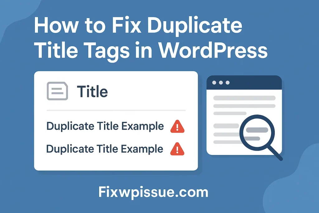 fix-duplicate-title-tags-wordpress